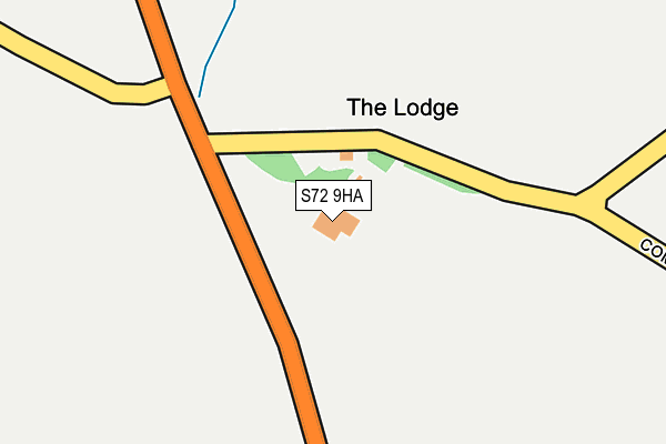 S72 9HA map - OS OpenMap – Local (Ordnance Survey) S72 9HA map - OS OpenMap – Local (Ordnance Survey)
