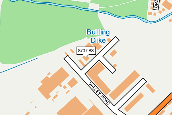 S73 0BS map - OS OpenMap – Local (Ordnance Survey) S73 0BS map - OS OpenMap – Local (Ordnance Survey)