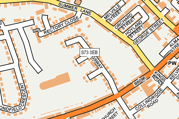 S73 0EB map - OS OpenMap – Local (Ordnance Survey) S73 0EB map - OS OpenMap – Local (Ordnance Survey)