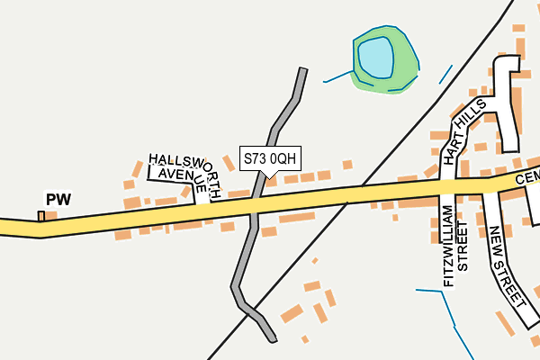 S73 0QH map - OS OpenMap – Local (Ordnance Survey) S73 0QH map - OS OpenMap – Local (Ordnance Survey)