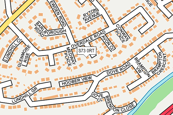 S73 0RT map - OS OpenMap – Local (Ordnance Survey) S73 0RT map - OS OpenMap – Local (Ordnance Survey)