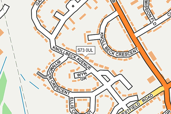 S73 0UL map - OS OpenMap – Local (Ordnance Survey) S73 0UL map - OS OpenMap – Local (Ordnance Survey)