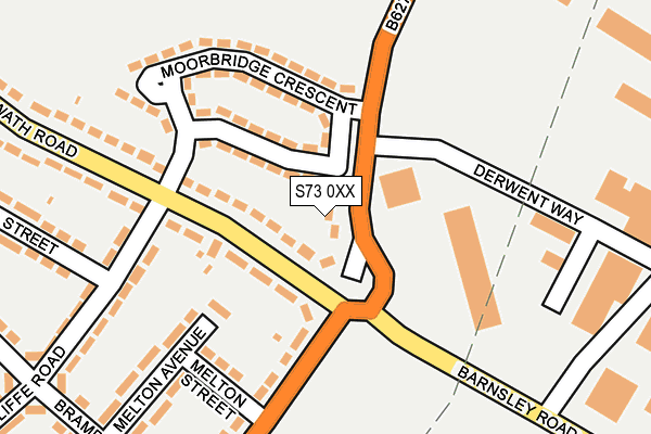 S73 0XX map - OS OpenMap – Local (Ordnance Survey) S73 0XX map - OS OpenMap – Local (Ordnance Survey)