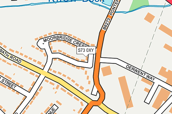 S73 0XY map - OS OpenMap – Local (Ordnance Survey) S73 0XY map - OS OpenMap – Local (Ordnance Survey)