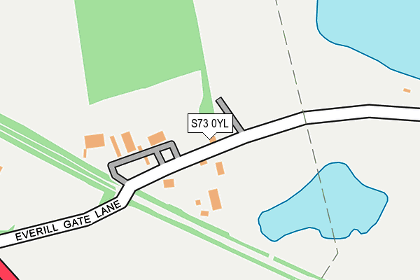S73 0YL map - OS OpenMap – Local (Ordnance Survey) S73 0YL map - OS OpenMap – Local (Ordnance Survey)