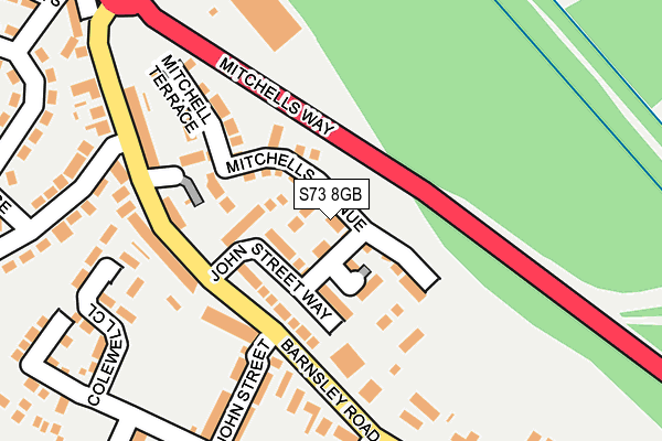 S73 8GB map - OS OpenMap – Local (Ordnance Survey) S73 8GB map - OS OpenMap – Local (Ordnance Survey)