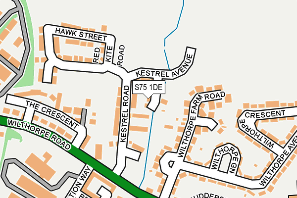 S75 1DE map - OS OpenMap – Local (Ordnance Survey) S75 1DE map - OS OpenMap – Local (Ordnance Survey)