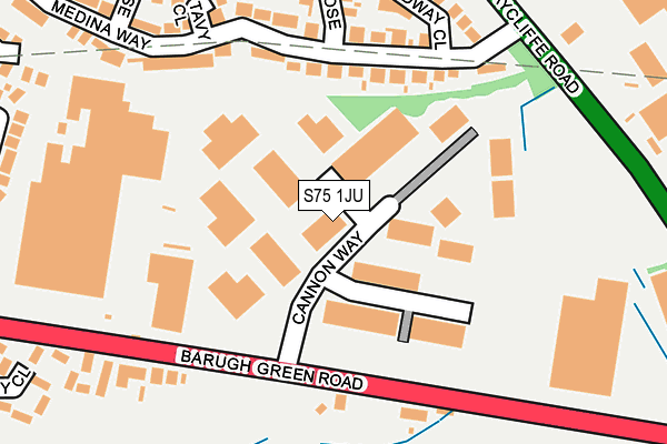 S75 1JU map - OS OpenMap – Local (Ordnance Survey) S75 1JU map - OS OpenMap – Local (Ordnance Survey)