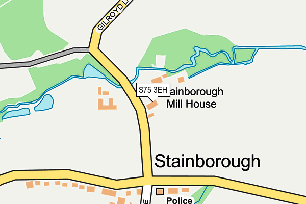 S75 3EH map - OS OpenMap – Local (Ordnance Survey) S75 3EH map - OS OpenMap – Local (Ordnance Survey)