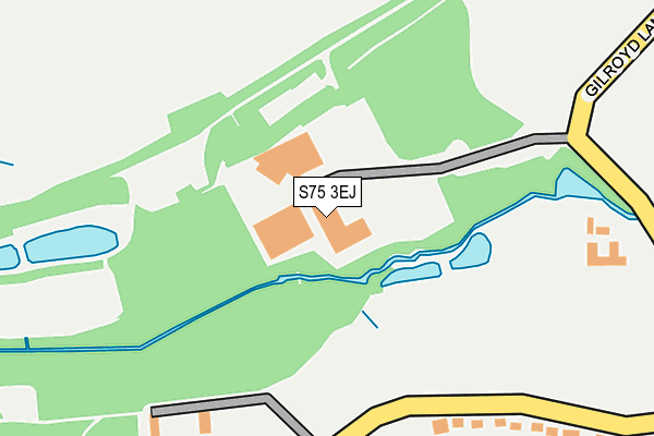 S75 3EJ map - OS OpenMap – Local (Ordnance Survey) S75 3EJ map - OS OpenMap – Local (Ordnance Survey)