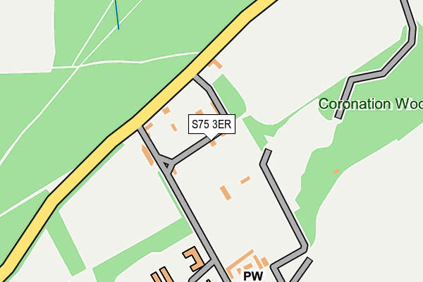 S75 3ER map - OS OpenMap – Local (Ordnance Survey) S75 3ER map - OS OpenMap – Local (Ordnance Survey)