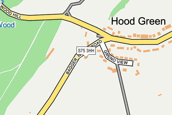 S75 3HH map - OS OpenMap – Local (Ordnance Survey) S75 3HH map - OS OpenMap – Local (Ordnance Survey)