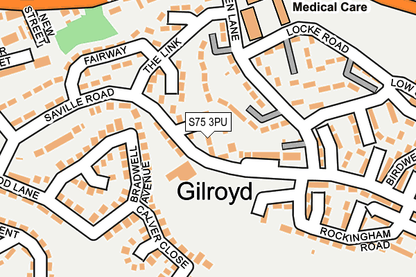 S75 3PU map - OS OpenMap – Local (Ordnance Survey) S75 3PU map - OS OpenMap – Local (Ordnance Survey)