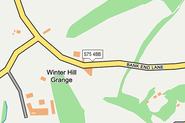 S75 4BB map - OS OpenMap – Local (Ordnance Survey) S75 4BB map - OS OpenMap – Local (Ordnance Survey)