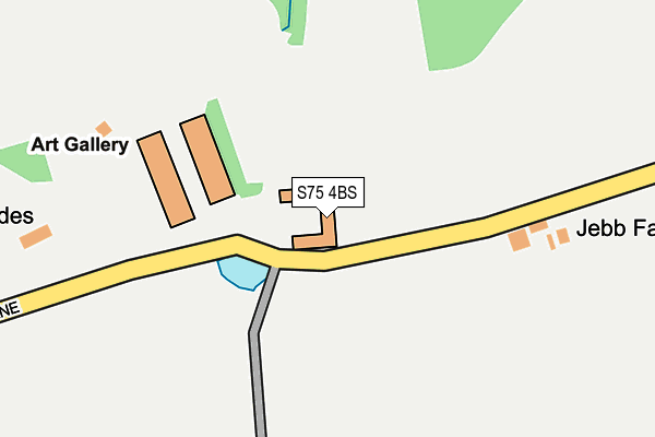 S75 4BS map - OS OpenMap – Local (Ordnance Survey) S75 4BS map - OS OpenMap – Local (Ordnance Survey)