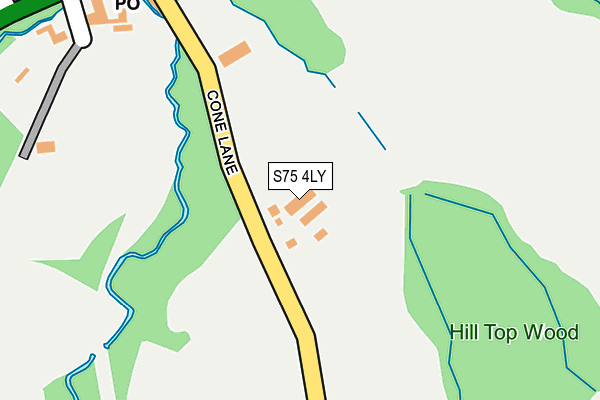 S75 4LY map - OS OpenMap – Local (Ordnance Survey) S75 4LY map - OS OpenMap – Local (Ordnance Survey)