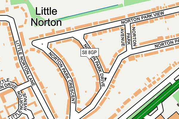 S8 8GP map - OS OpenMap – Local (Ordnance Survey) S8 8GP map - OS OpenMap – Local (Ordnance Survey)