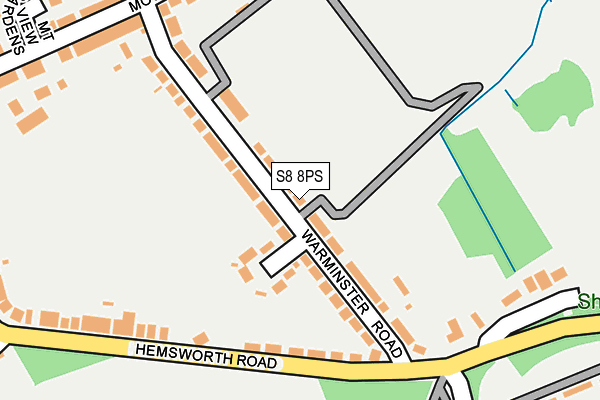 S8 8PS map - OS OpenMap – Local (Ordnance Survey) S8 8PS map - OS OpenMap – Local (Ordnance Survey)