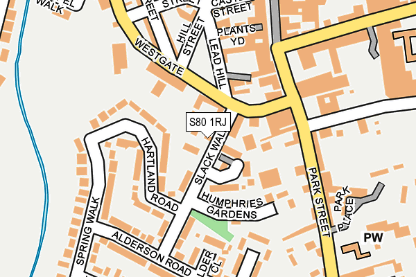 S80 1RJ map - OS OpenMap – Local (Ordnance Survey) S80 1RJ map - OS OpenMap – Local (Ordnance Survey)