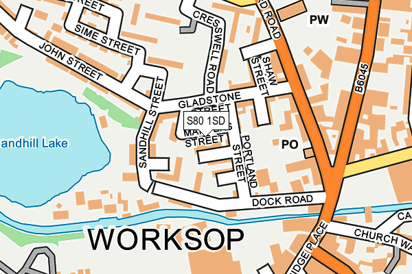 S80 1SD map - OS OpenMap – Local (Ordnance Survey) S80 1SD map - OS OpenMap – Local (Ordnance Survey)