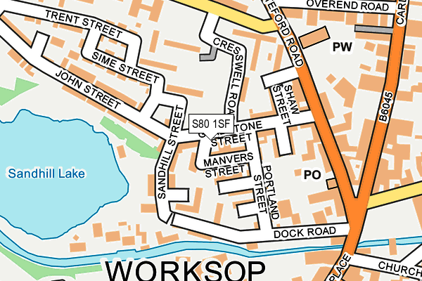 S80 1SF map - OS OpenMap – Local (Ordnance Survey) S80 1SF map - OS OpenMap – Local (Ordnance Survey)