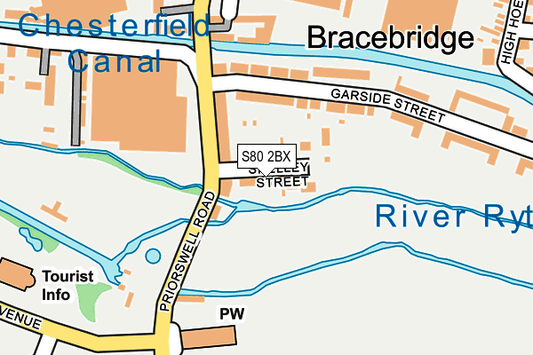 S80 2BX map - OS OpenMap – Local (Ordnance Survey) S80 2BX map - OS OpenMap – Local (Ordnance Survey)