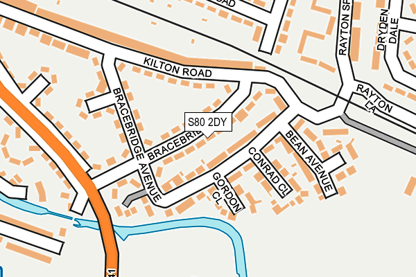 S80 2DY map - OS OpenMap – Local (Ordnance Survey) S80 2DY map - OS OpenMap – Local (Ordnance Survey)