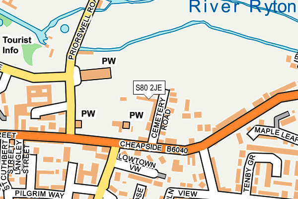 S80 2JE map - OS OpenMap – Local (Ordnance Survey) S80 2JE map - OS OpenMap – Local (Ordnance Survey)