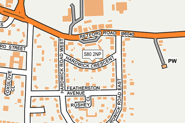 S80 2NP map - OS OpenMap – Local (Ordnance Survey) S80 2NP map - OS OpenMap – Local (Ordnance Survey)