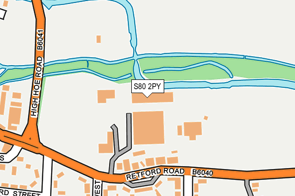 S80 2PY map - OS OpenMap – Local (Ordnance Survey) S80 2PY map - OS OpenMap – Local (Ordnance Survey)