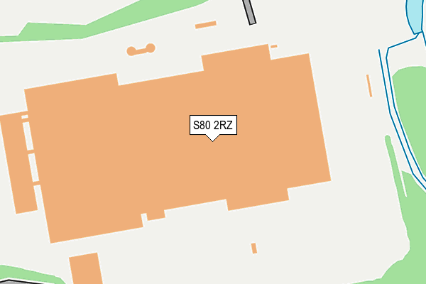 S80 2RZ map - OS OpenMap – Local (Ordnance Survey) S80 2RZ map - OS OpenMap – Local (Ordnance Survey)