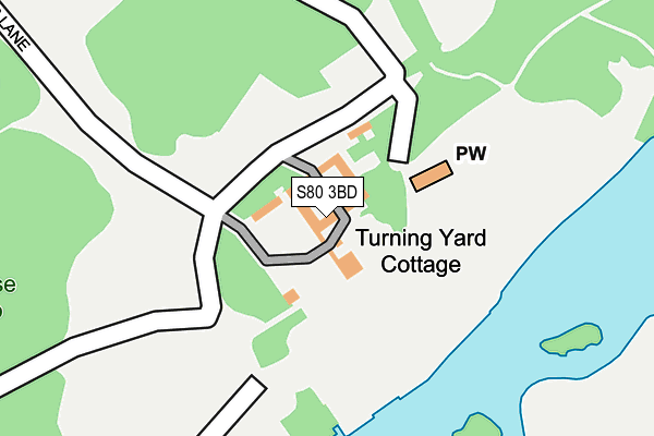 S80 3BD map - OS OpenMap – Local (Ordnance Survey) S80 3BD map - OS OpenMap – Local (Ordnance Survey)