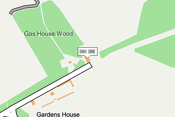 S80 3BE map - OS OpenMap – Local (Ordnance Survey) S80 3BE map - OS OpenMap – Local (Ordnance Survey)