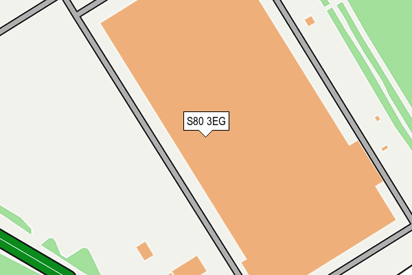 S80 3EG map - OS OpenMap – Local (Ordnance Survey) S80 3EG map - OS OpenMap – Local (Ordnance Survey)
