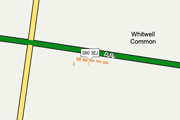 S80 3EJ map - OS OpenMap – Local (Ordnance Survey) S80 3EJ map - OS OpenMap – Local (Ordnance Survey)