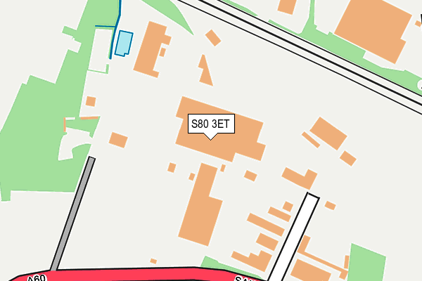 S80 3ET map - OS OpenMap – Local (Ordnance Survey) S80 3ET map - OS OpenMap – Local (Ordnance Survey)