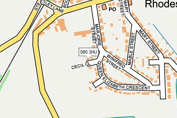 S80 3HU map - OS OpenMap – Local (Ordnance Survey) S80 3HU map - OS OpenMap – Local (Ordnance Survey)
