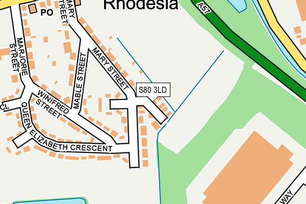 S80 3LD map - OS OpenMap – Local (Ordnance Survey) S80 3LD map - OS OpenMap – Local (Ordnance Survey)