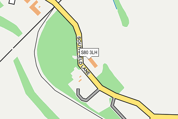 S80 3LH map - OS OpenMap – Local (Ordnance Survey) S80 3LH map - OS OpenMap – Local (Ordnance Survey)