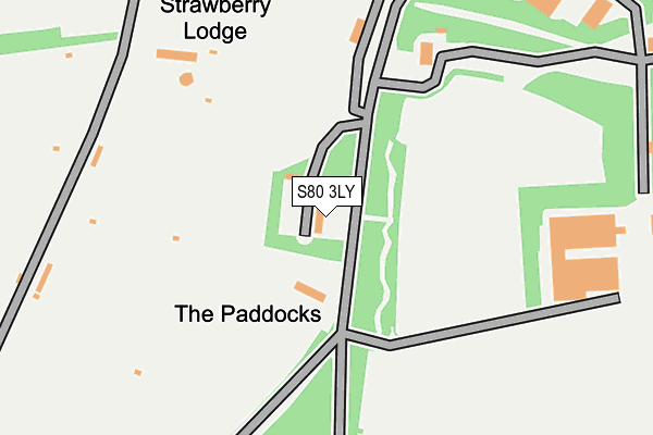 S80 3LY map - OS OpenMap – Local (Ordnance Survey) S80 3LY map - OS OpenMap – Local (Ordnance Survey)