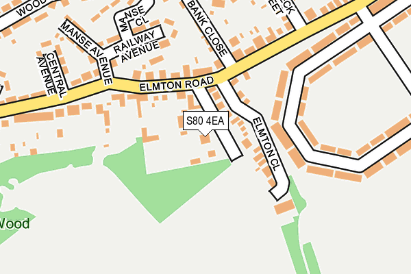 S80 4EA map - OS OpenMap – Local (Ordnance Survey) S80 4EA map - OS OpenMap – Local (Ordnance Survey)