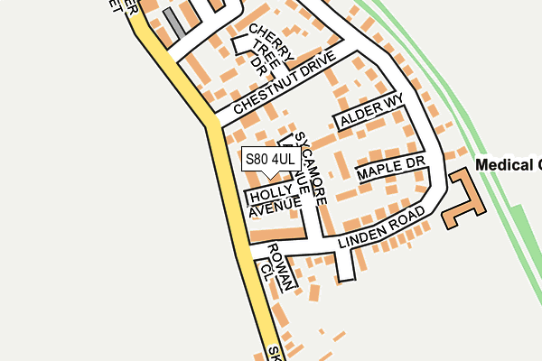 S80 4UL map - OS OpenMap – Local (Ordnance Survey) S80 4UL map - OS OpenMap – Local (Ordnance Survey)