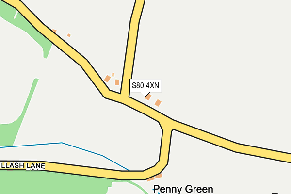 S80 4XN map - OS OpenMap – Local (Ordnance Survey) S80 4XN map - OS OpenMap – Local (Ordnance Survey)