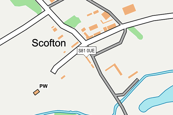 S81 0UE map - OS OpenMap – Local (Ordnance Survey) S81 0UE map - OS OpenMap – Local (Ordnance Survey)