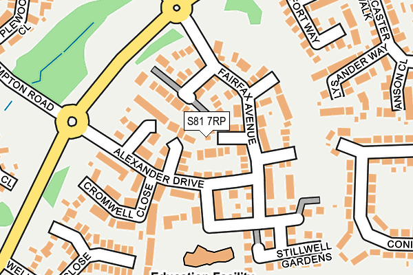 S81 7RP map - OS OpenMap – Local (Ordnance Survey) S81 7RP map - OS OpenMap – Local (Ordnance Survey)