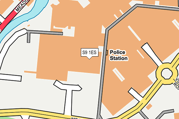 S9 1ES map - OS OpenMap – Local (Ordnance Survey) S9 1ES map - OS OpenMap – Local (Ordnance Survey)
