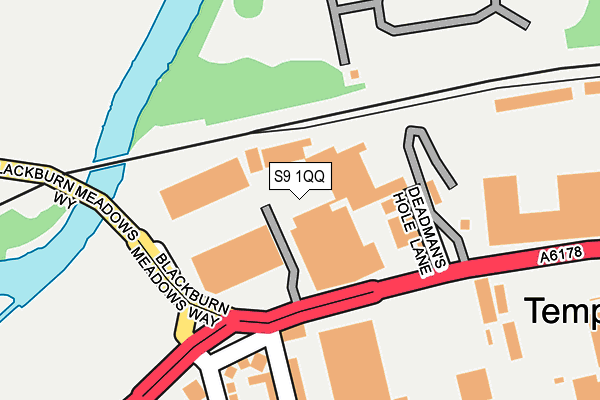 S9 1QQ map - OS OpenMap – Local (Ordnance Survey) S9 1QQ map - OS OpenMap – Local (Ordnance Survey)