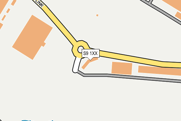S9 1XX map - OS OpenMap – Local (Ordnance Survey) S9 1XX map - OS OpenMap – Local (Ordnance Survey)