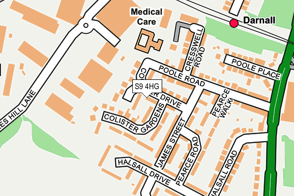 S9 4HG map - OS OpenMap – Local (Ordnance Survey) S9 4HG map - OS OpenMap – Local (Ordnance Survey)