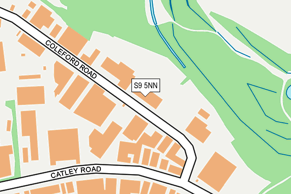 S9 5NN map - OS OpenMap – Local (Ordnance Survey) S9 5NN map - OS OpenMap – Local (Ordnance Survey)